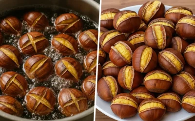 Trucco della nonna castagne morbide