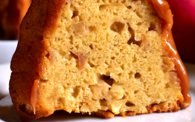 Gâteau bundt aux pommes caramélisées